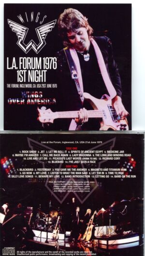 Paul McCartney - L.A. Forum 1976 1st Night ( 2 CD SET ) ( The Forum, Inglewood, CA, USA, June 21st, 1976 )