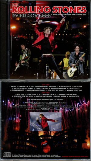 The Rolling Stones - Barcelona 2007 - Estadi Olimpic Barcelona Spain 21st June 2007 (2 CD)