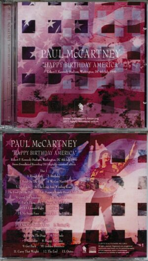 Paul Mccartney - Happy Birthday America ( 2 CD ) ( Live at Robert F Kennedy Stadium, Washington, DC, July 4th, 1990 )