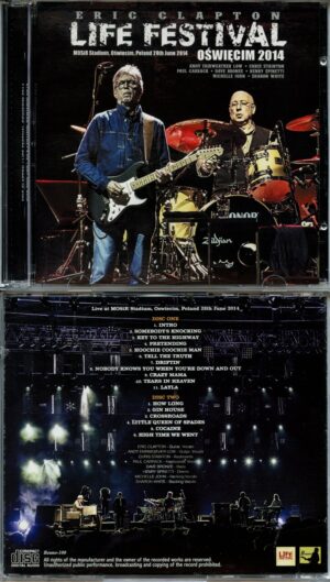 Eric Clapton - Life Festival  ( 2 CD ) ( Beano ) ( Mosir Stadium, Oswiecim, Poland, June 28th, 2014 )