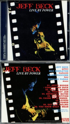 Jeff Beck - Live by Power ( Live at Boston Music Hall, Boston, MA, USA, May 3rd 1975 )