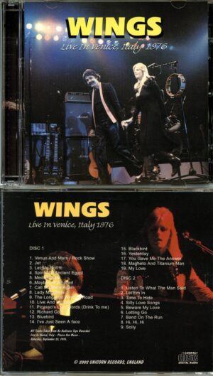 Paul Mccartney - Wings Live in Venice Italy 1976( 2 CD ) ( Live at Piazza San Marco, Venice, Italy, September 25th, 1976 )