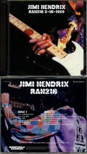Jimi Hendrix - RAH218 ( 2 CD ) ( MOONCHILD ) ( Live at the RoyalAlbert Hall London England 18 February 1969 )