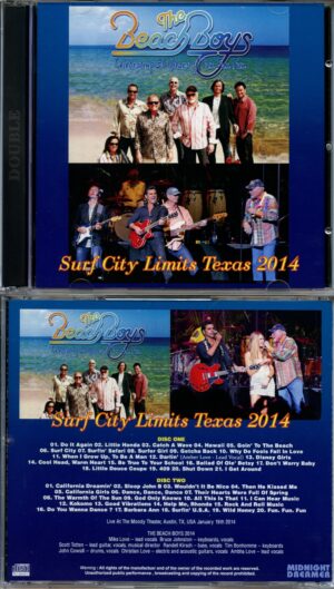The Beach Boys - Surf City Limits Texas 2014 - Live at the Moody Theater Austin TX USA January 19th 2014 (2 CD)(Midnight Dreamer)