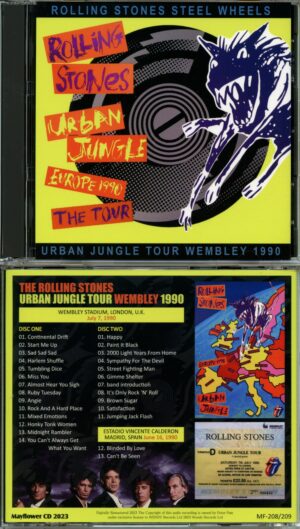 The Rolling Stones - Urban Jungle Europe 1990 The Tour - Estadio Vicente Calderon Madrid Spain June 16 1990 (2 CD) (Mayflower)