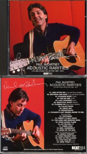 Paul McCartney - Acoustic Rarities ( 1 CD ) ( BEATFILE ) ( Live & Studio Collection 1995 - 2010 )