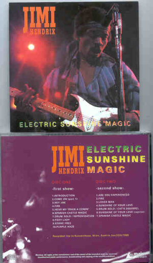 Jimi Hendrix - Electric Sunshine Magic ( 2 CD SET ) ( Live at Konzecthaus , Wien , Austria , January 22nd , 1969 )