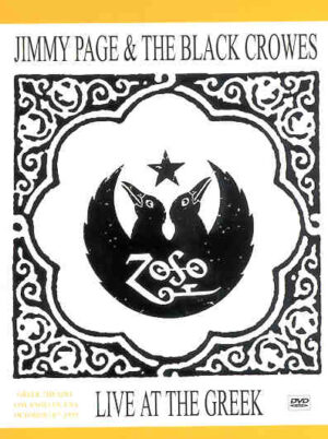 DVD Led Zeppelin - Jimmy Page & The Black Crows Live At The Greek ( LA , USA , October 18th , 1999 )