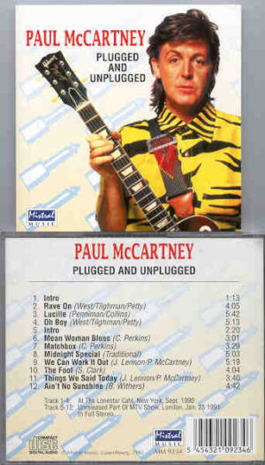 Paul McCartney - Plugged And Unplugged  ( Mistral )