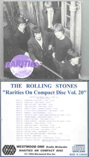 Rolling Stones - Rarities On Compact Disc ( Westwood One ) # 20 ( Stones )