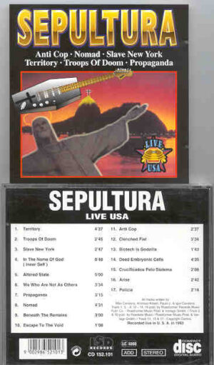 Sepultura - LIVE In USA 1993