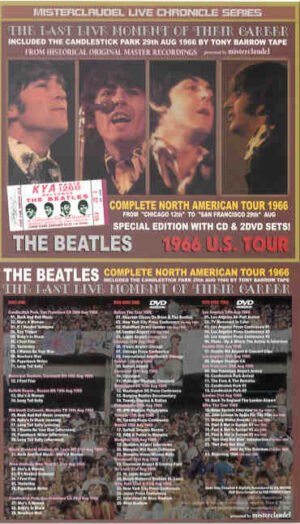 The Beatles - The Last Live Moment Of Their Career ( 1 CD + 2 DVD Set ) ( Misterclaudel )