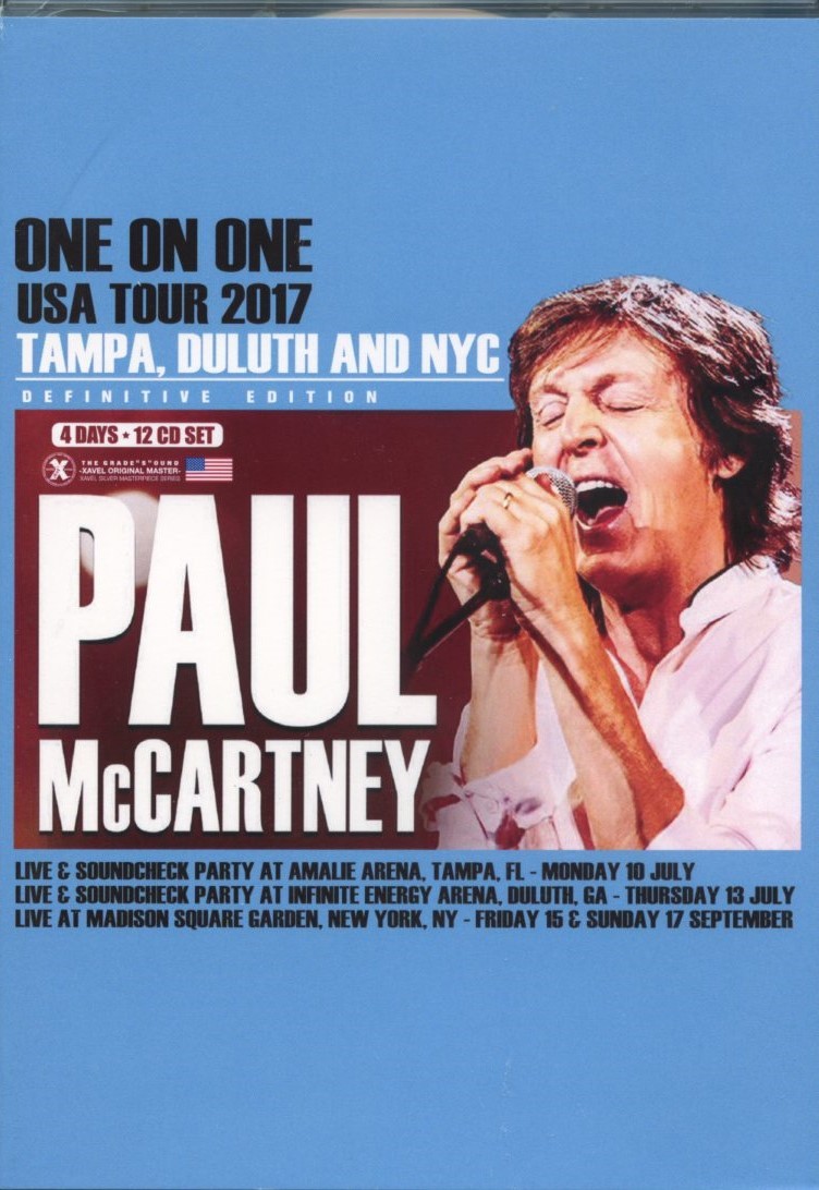 Paul McCartney - Tampa, Duluth & NYC, One On One 2017 Definitive ( 12 CD SET ) ( USA TOUR 2017, July and September, 207 )