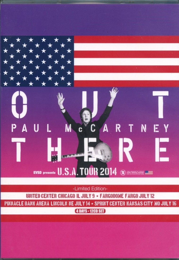 Paul McCartney - Out There USA Tour 2014 ( 12 CD SET ) ( Chicago, Fargo, Lincoln & Kansas City,USA,  July 2014 )