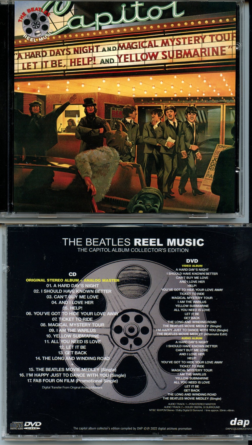 The Beatles - Reel Music ( 1 CD - 1 DVD ) ( 2023 DAP ) ( The Capitol Album Collector's Edition )