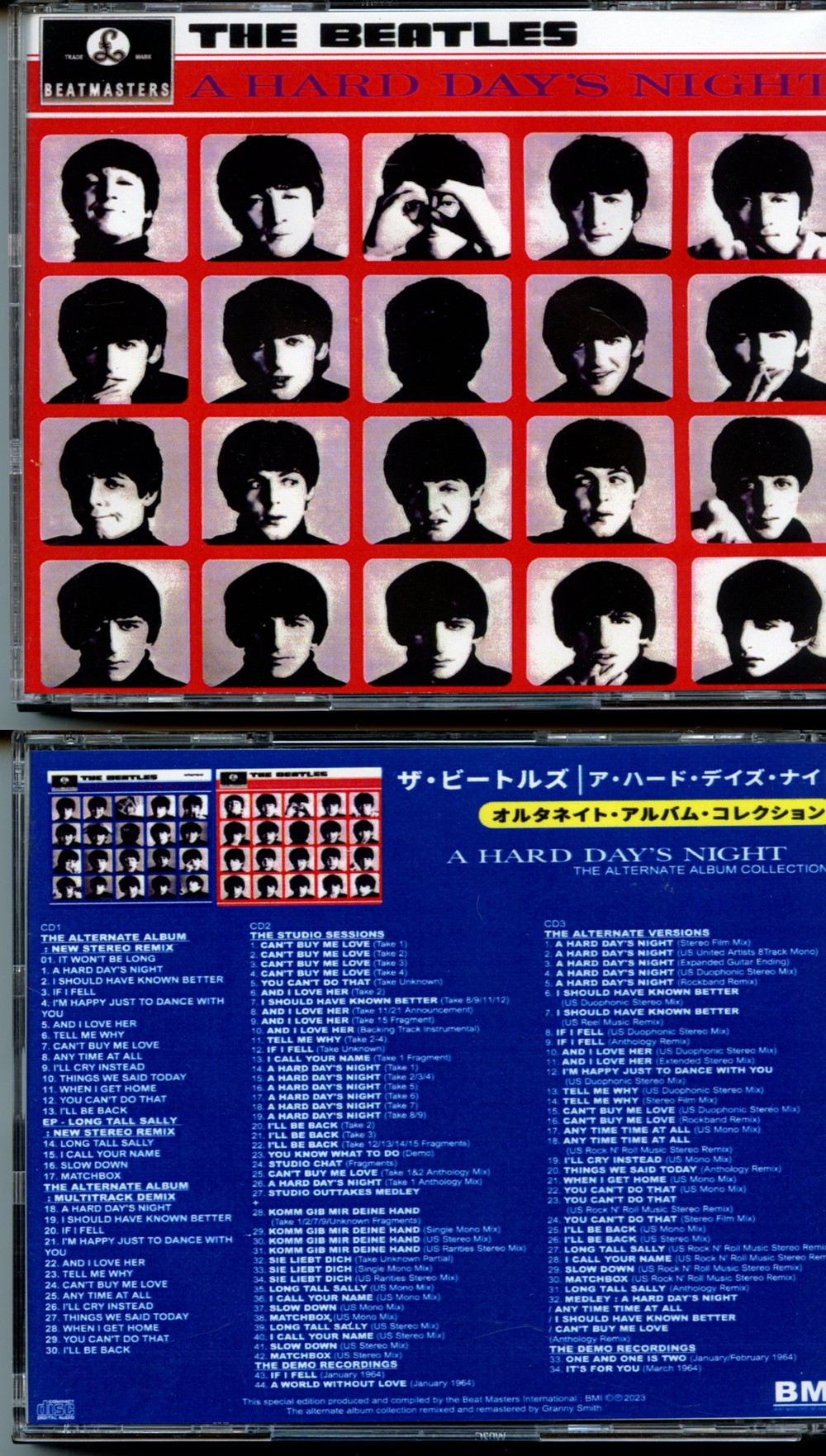 The Beatles - A Hard Day's Night ( 3 CD SET ) ( 2023 BMI ) ( The Alternate Album Collection )