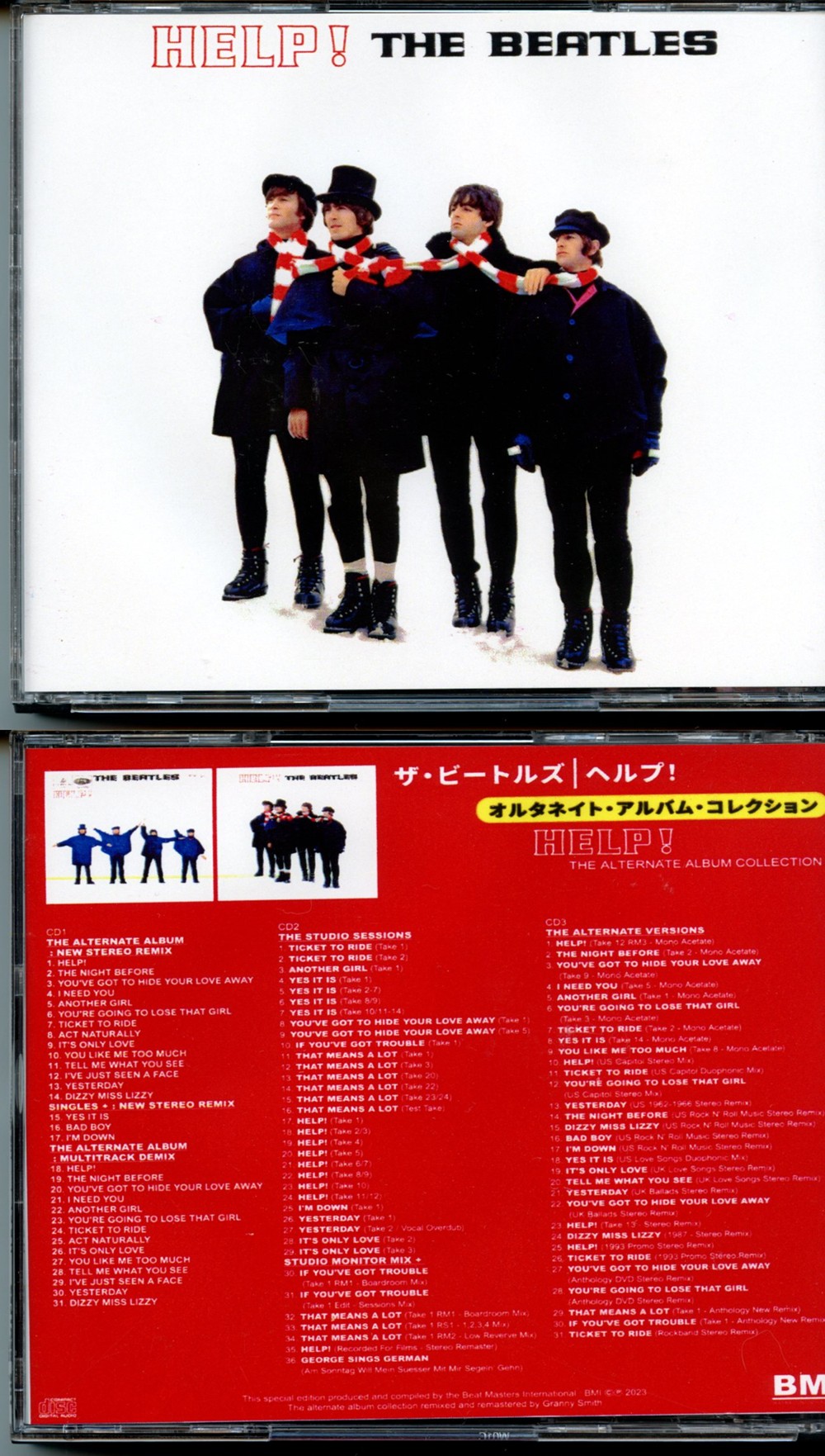 The Beatles - Help !  ( 3 CD SET ) ( 2023 BMI ) ( The Alternate Album Collection )