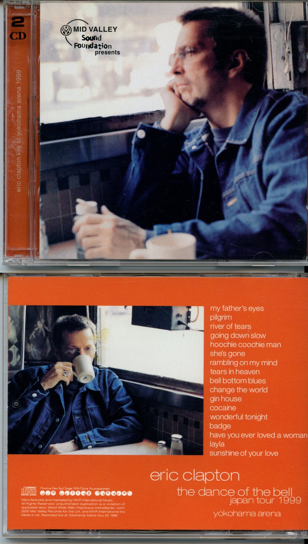 Eric Clapton - The Dance Of The Bell ( 2 CD SET ) ( Mid Valley ) ( Yokohama Arena, Japan, November 24th, 1999 )