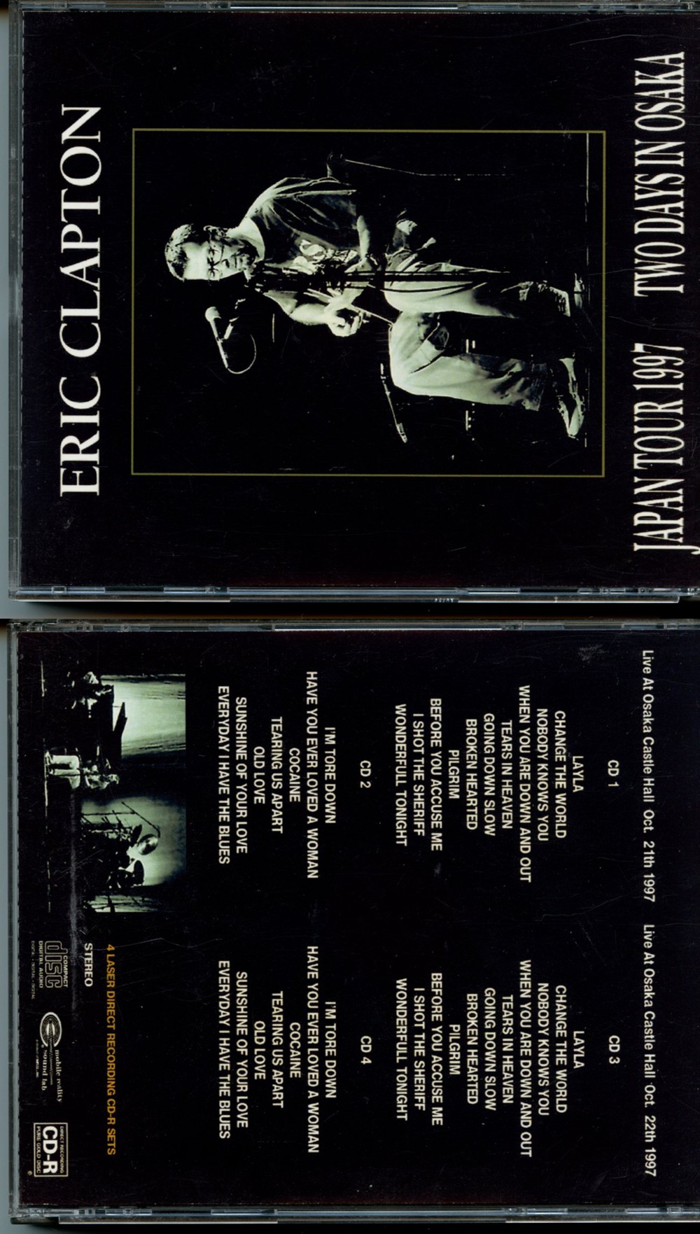 Eric Clapton - Two Days In Osaka ( 4 CD SET ) ( Osaka Castle Hall, Osaka, Japan, October 22th & 22nd, 1997 )