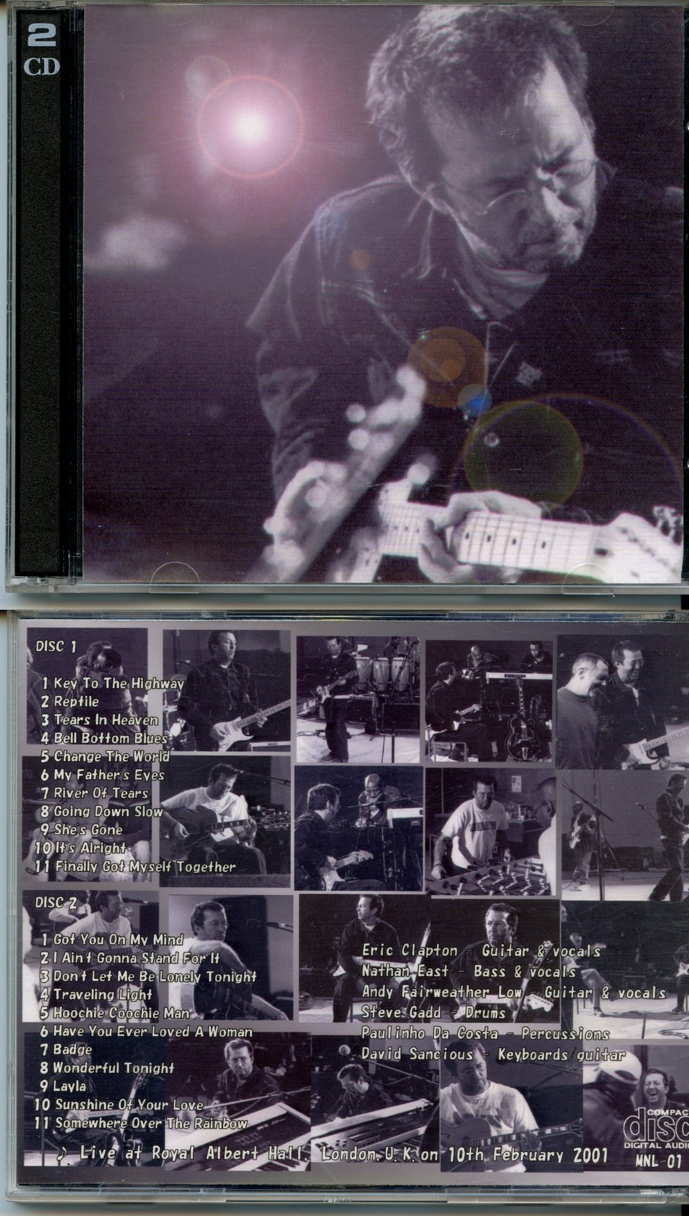 Eric Clapton - Somewhere Over The Rainbow ( 2 CD SET ) ( Live at Royal Albert Halla, London, UK, February 10th, 2001 )