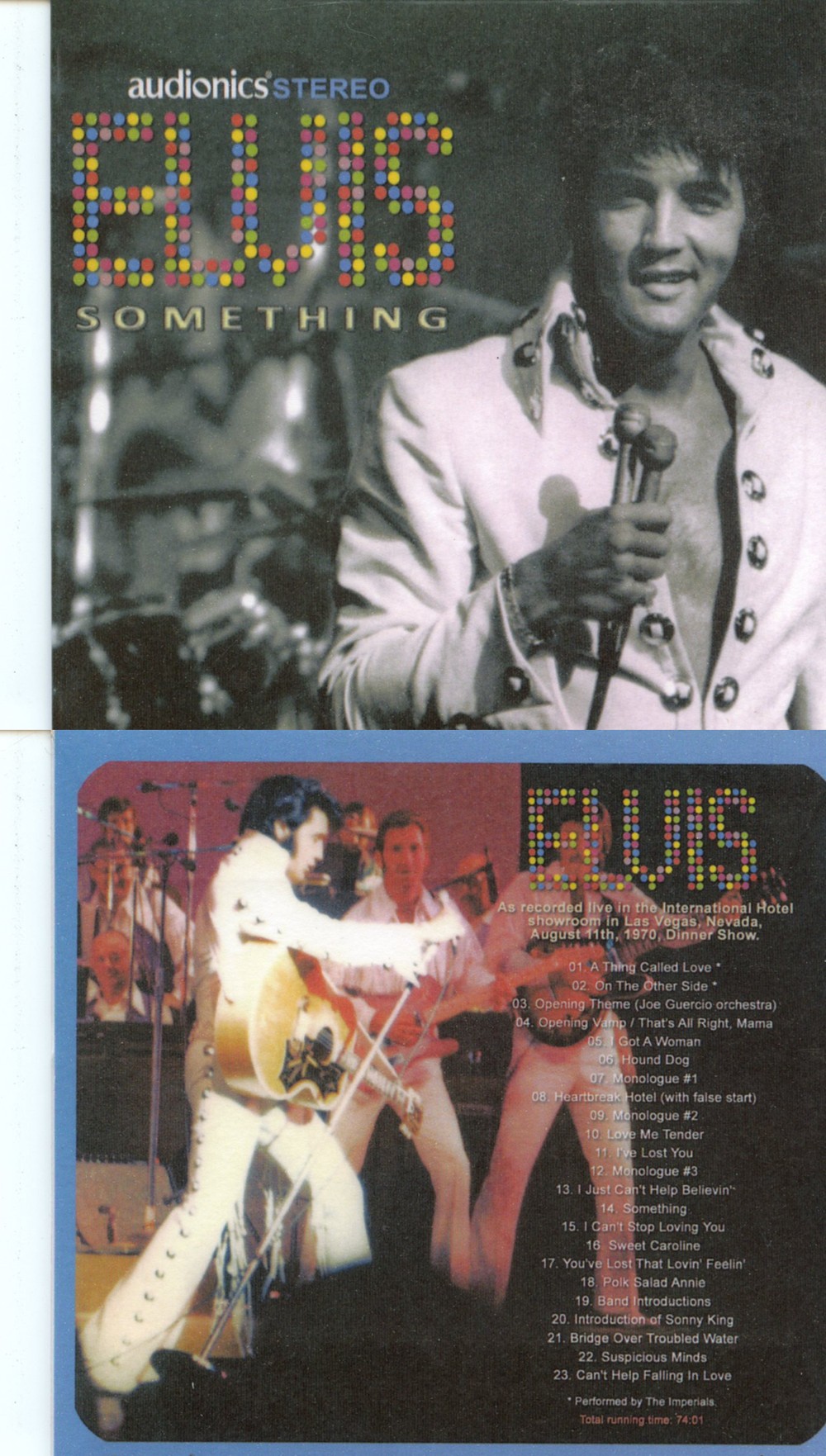 Elvis Presley - Something ( Audionics ) ( International Hotel Showroom, Las Vegas, Nevada, August 11th, 1970, Dinner Show )