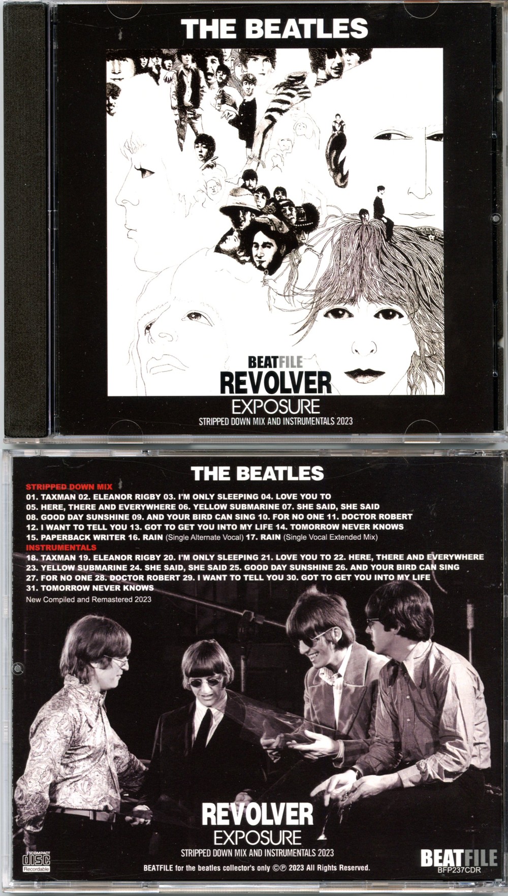 The Beatles - Revolver Exposure ( 2023 BEATFILE ) ( Stripped Down Mix And Instrumentals 2023 )