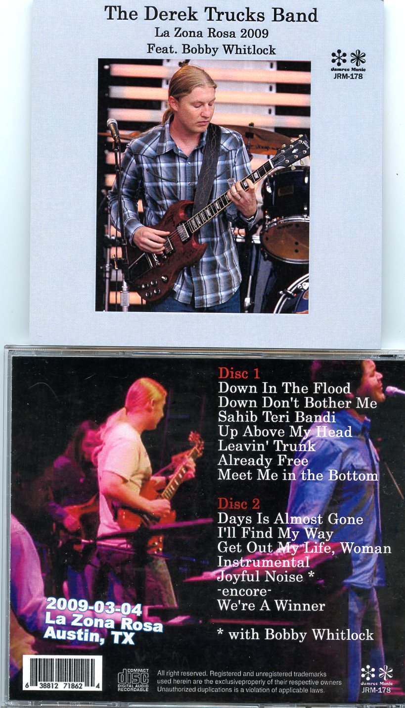 The Derek Trucks Band - La Zona Rosa ( 2 CD SET ) ( Live at La Zona Rosa, Austin, Texas, USA, March 4th, 2004 )