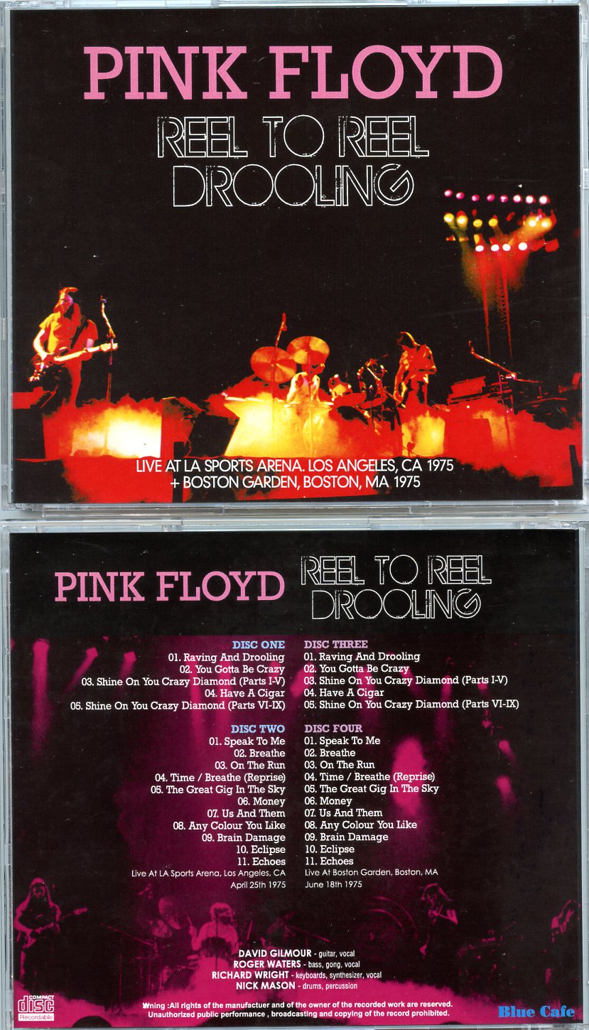 Pink Floyd - Reel to Reel Drooling ( 4 CD SET ) ( Blue Cafe ) ( LA ...
