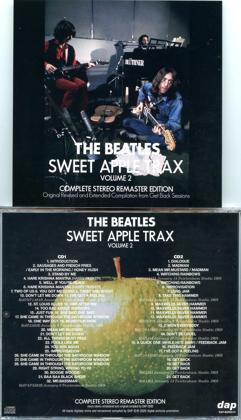 The  Beatles - Sweet Apple Trax  Vol. 2 ( 2 CD SET ) ( Complete Stereo Remaster Edition ) ( DAP )