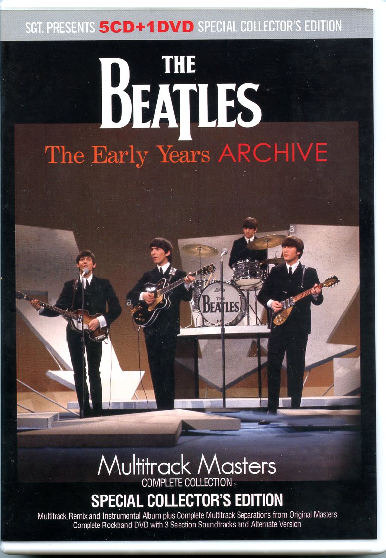 The  Beatles - The Early Years Archive Multitrack Masters Complete Collection ( 5 CD + 1 DVD SET ) ( 2020 SGT. RECORDS )