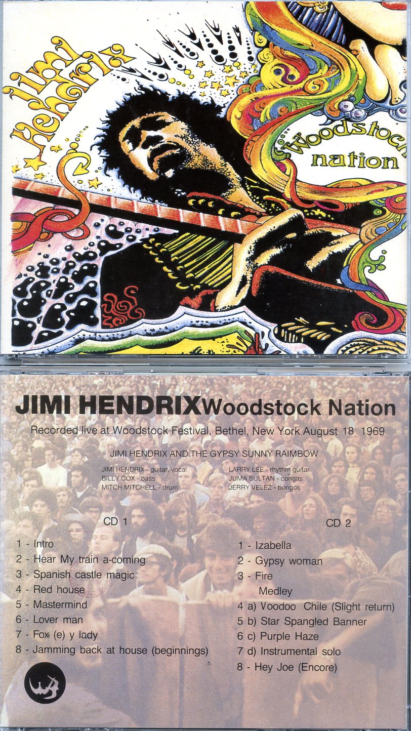 Jimi Hendrix - Woodstock Nation ( 2 CD SET ) ( Wild Bird Recs ) ( Bethel, New York, August 18th, 1969 )