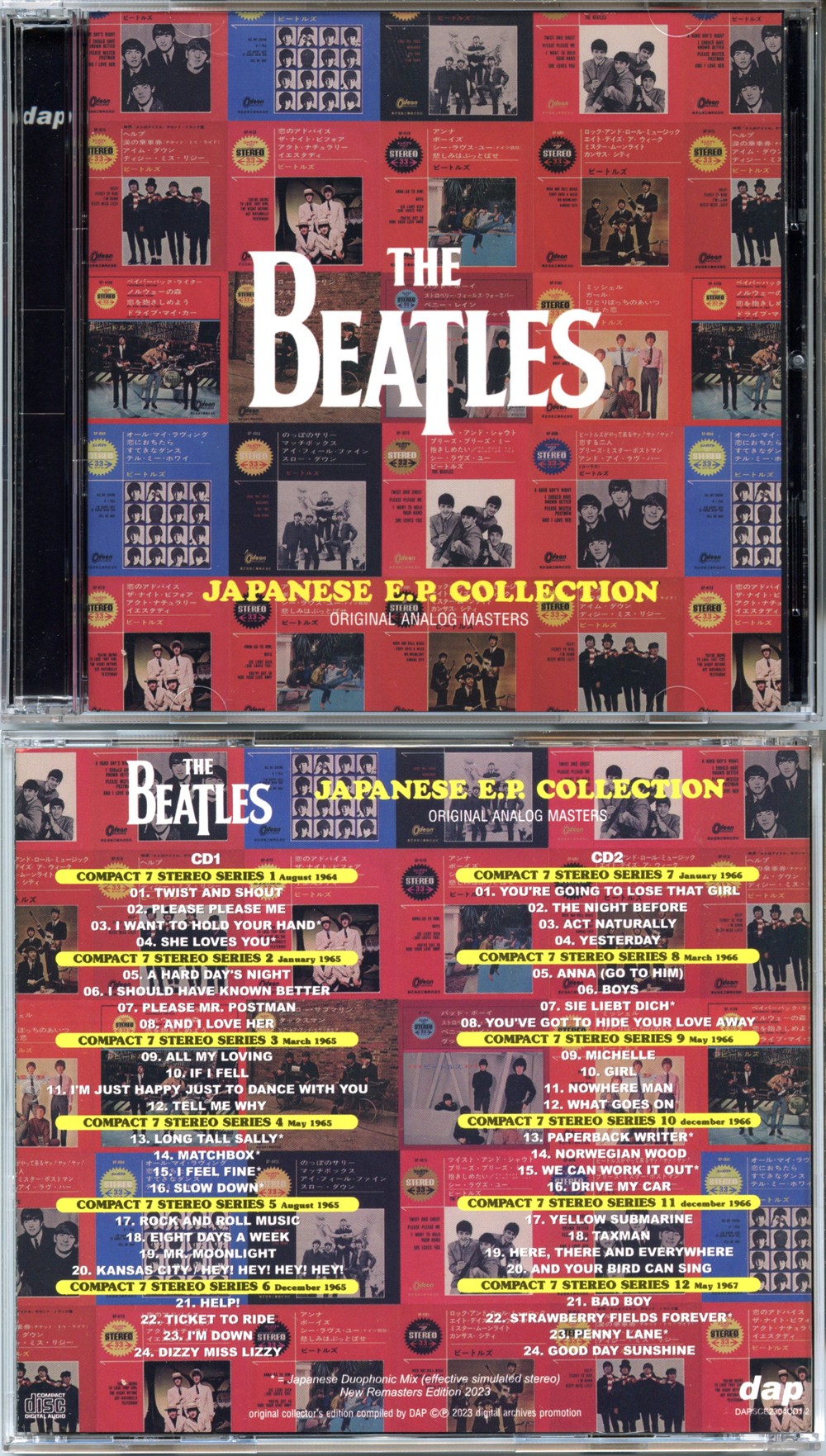 THE BEATLES - Japanese E.P. Collection Original Analog Masters ( 2 CD SET ) ( DAP )