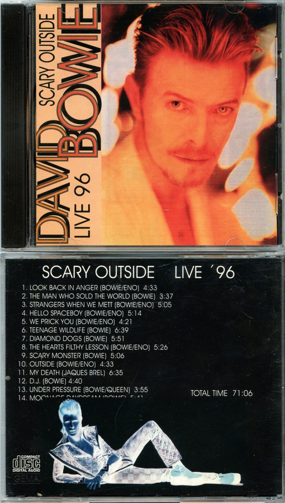 DAVID BOWIE - Scary Outside Live 96 ( Wembley Arena, London, UK, November 15th and 17th, 1995 )