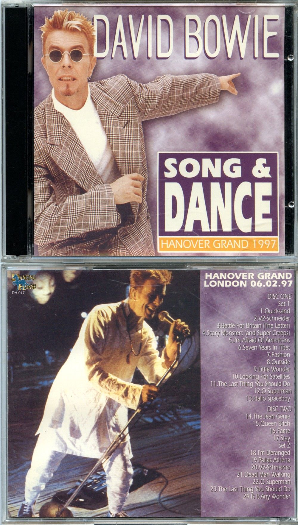 DAVID BOWIE - Song And Dance ( 2 CD SET ) ( Wardour ) ( Hanover Grand, London, UK, June 2nd, 1997 )