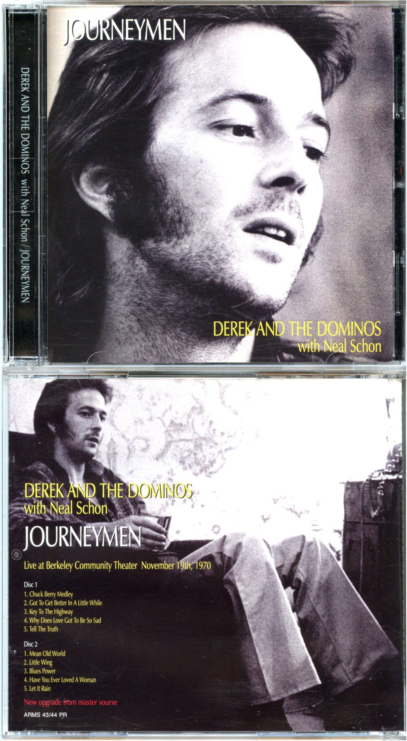 Eric Clapton Derek And The Dominoes With Neal Schon - Journeymen ( 2 CD SET ) ( Berkeley, November 19th, 1970 )