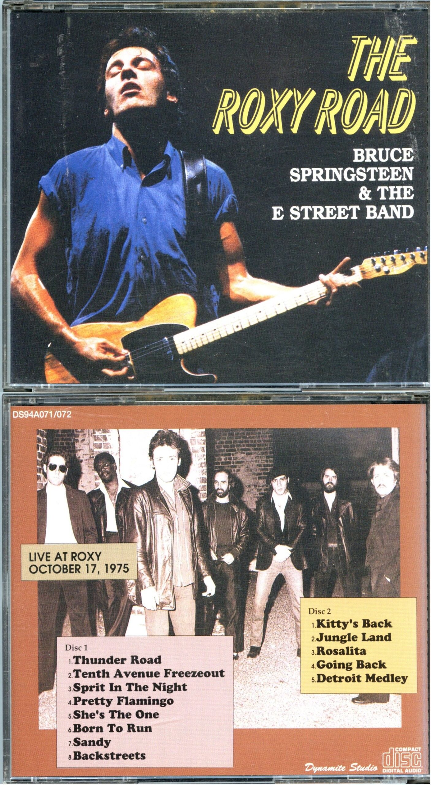 BRUCE SPRINGSTEEN - The Roxy Road ( 2 CD SET ) ( Live at The Roxy, West Hollywood, CA, USA, October 17th, 1975 )