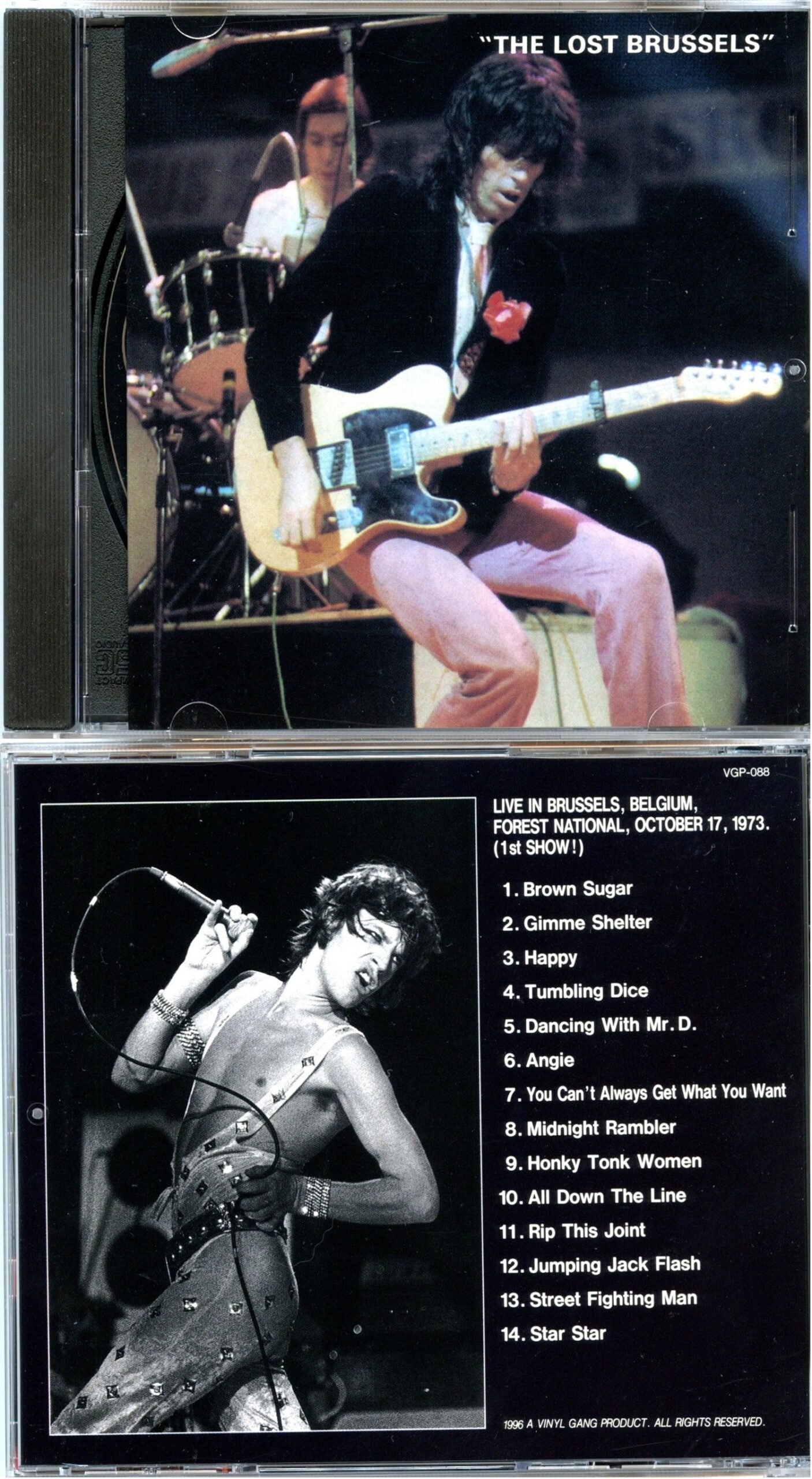 THE ROLLING STONES - The Lost Brussels ( Vinyl Gang ) ( Forest National, Brussels, Belgium, October 17th, 1973 - 1st Show )