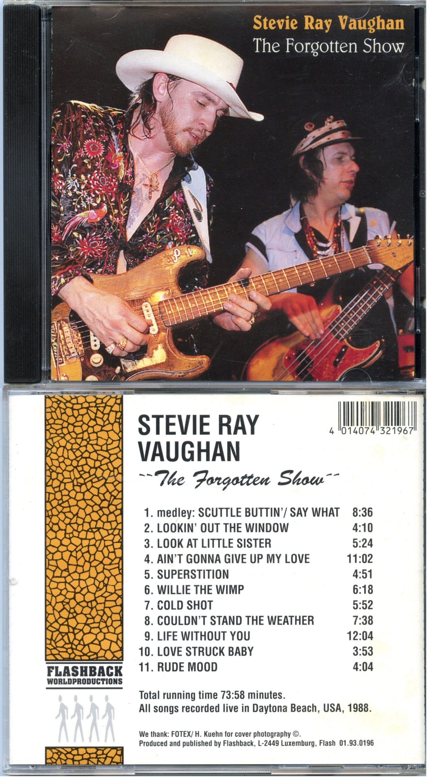 Stevie Ray Vaughan - The Forgotten Show ( Flashback ) ( Live in Daytona Beach, FL, USA, 1988 )