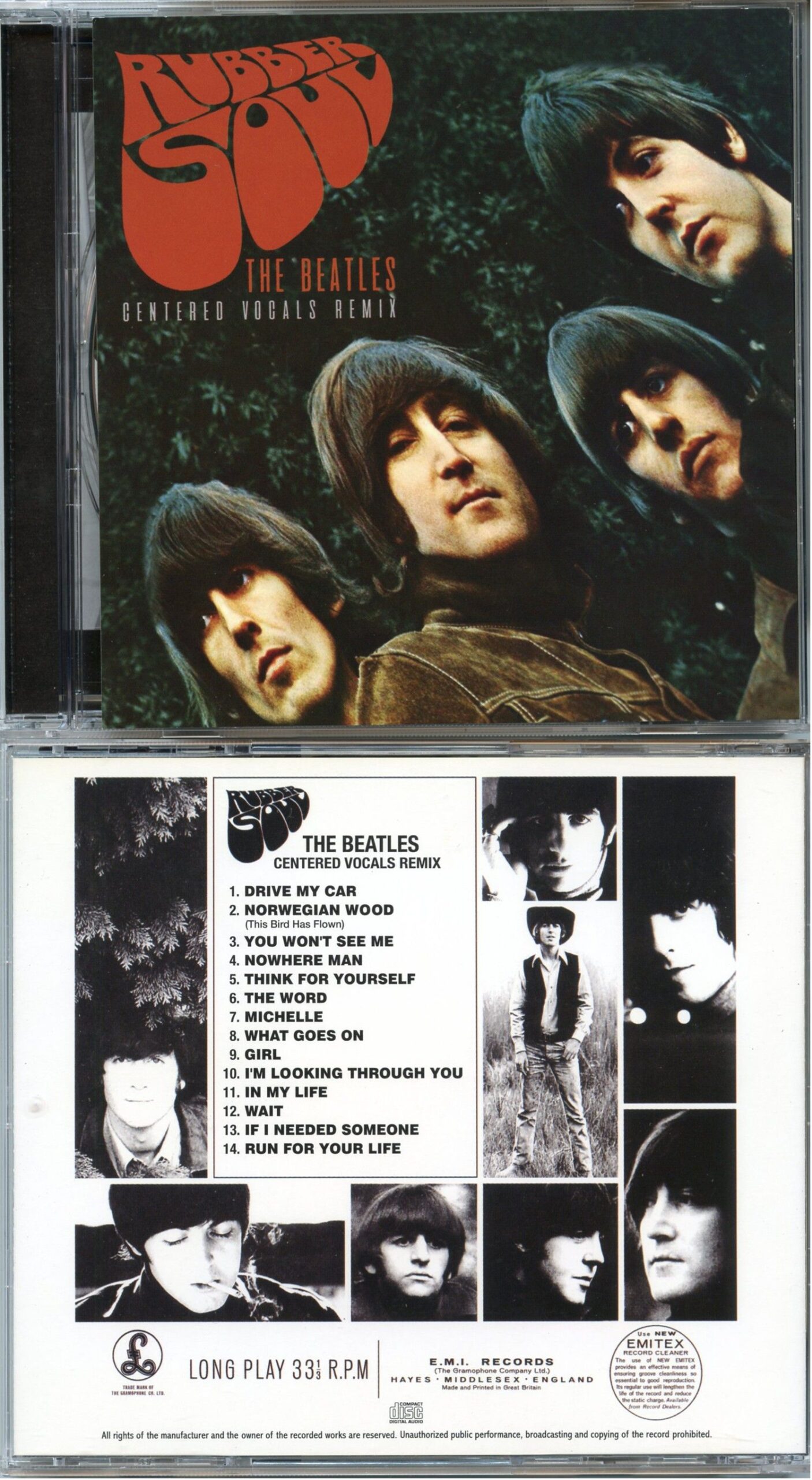 THE BEATLES - Rubber Soul ( Centered Vocals remix )
