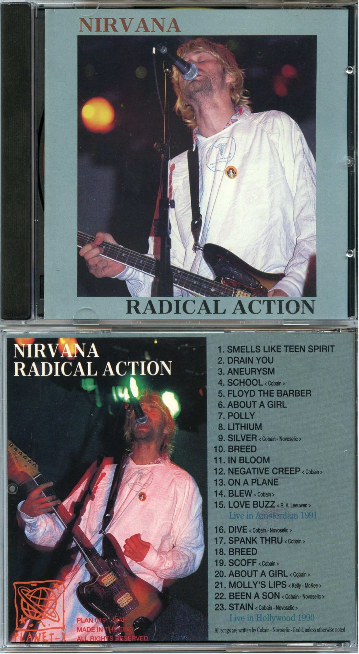 NIRVANA - Radical Action ( Live in Amsterdam 1991 And Hollywood 1990 )