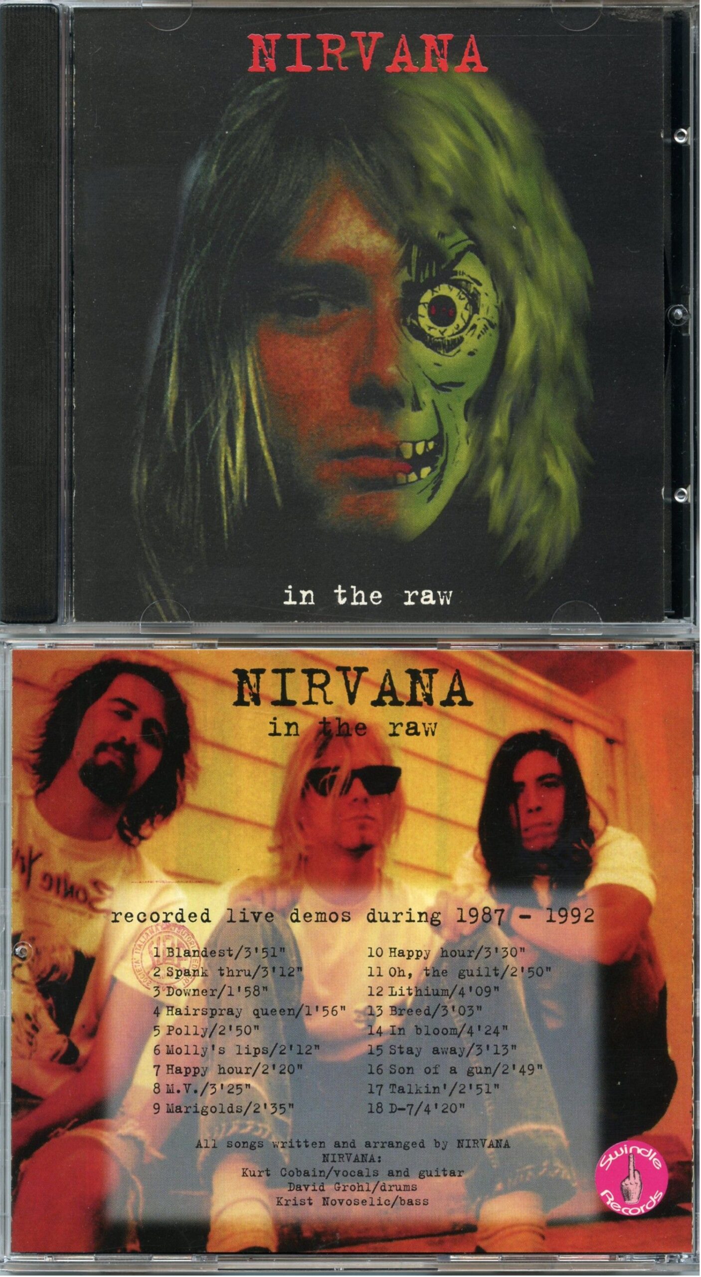 NIRVANA - In The Raw - ( Live Demos recorded During 1987 thru 1992 )