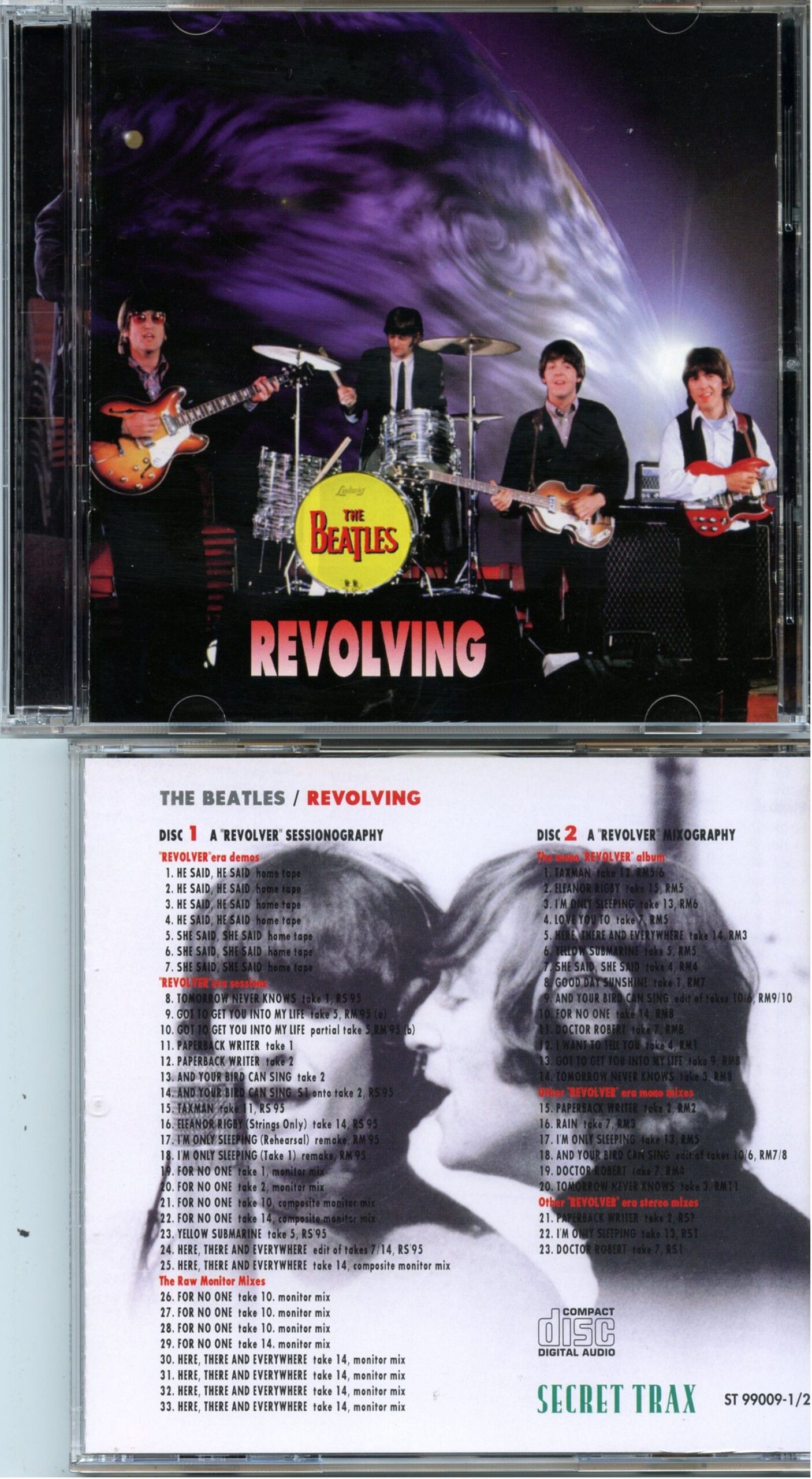 The Beatles - Revolving ( 2 cd set ) ( Secret Trax ) ( Demos, Monitor Mixes, Mono Mixes, Stereo Mixes and more )