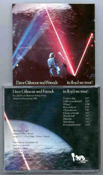 David Gilmour - In Floyd We Trust         ( Allentown Stadium , Pennsylvania , 1984 )