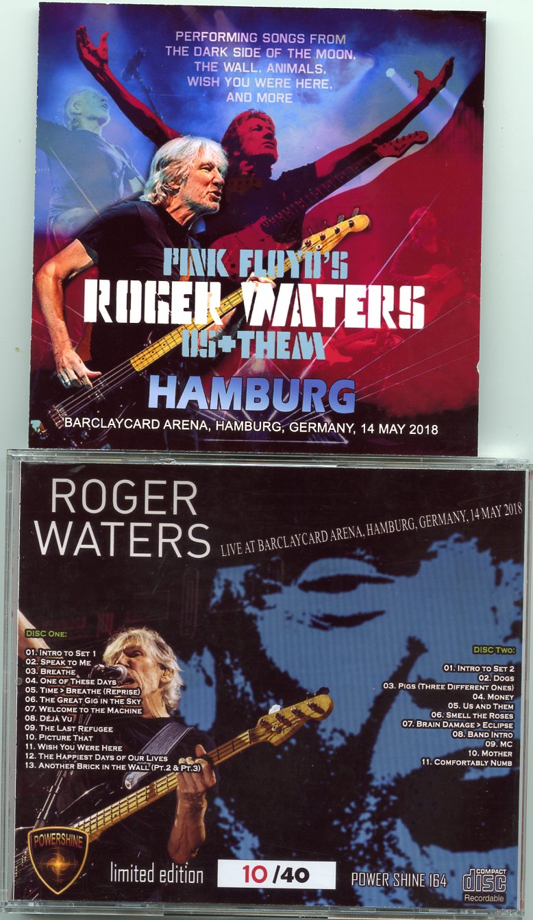Roger Water - Us And Them Hamburg ( 2 cd set ) ( Barclaycard Arena , Hamburg , Germany , May 14th , 2018 )