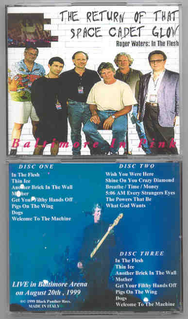 Roger Water - Baltimore In Pink ( 3 cd set ) ( 1999 Tour )