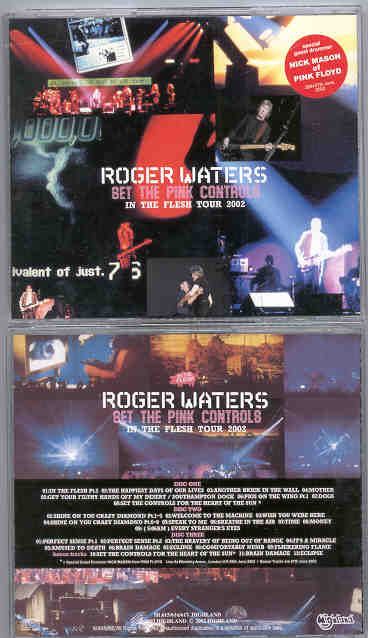 Roger Water - Set The Pink Controls ( 3 cd set )  2002 Tour  ( Highland )