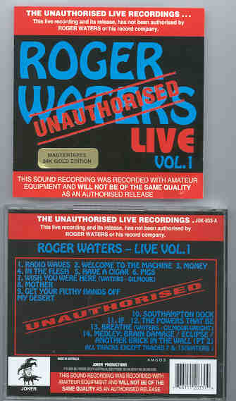 Roger Water - Unauthorized      