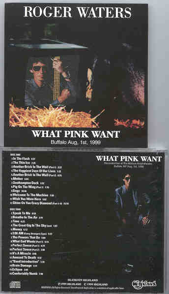 Roger Water - What Pink Wants ( 2 cd set ) ( Highland )