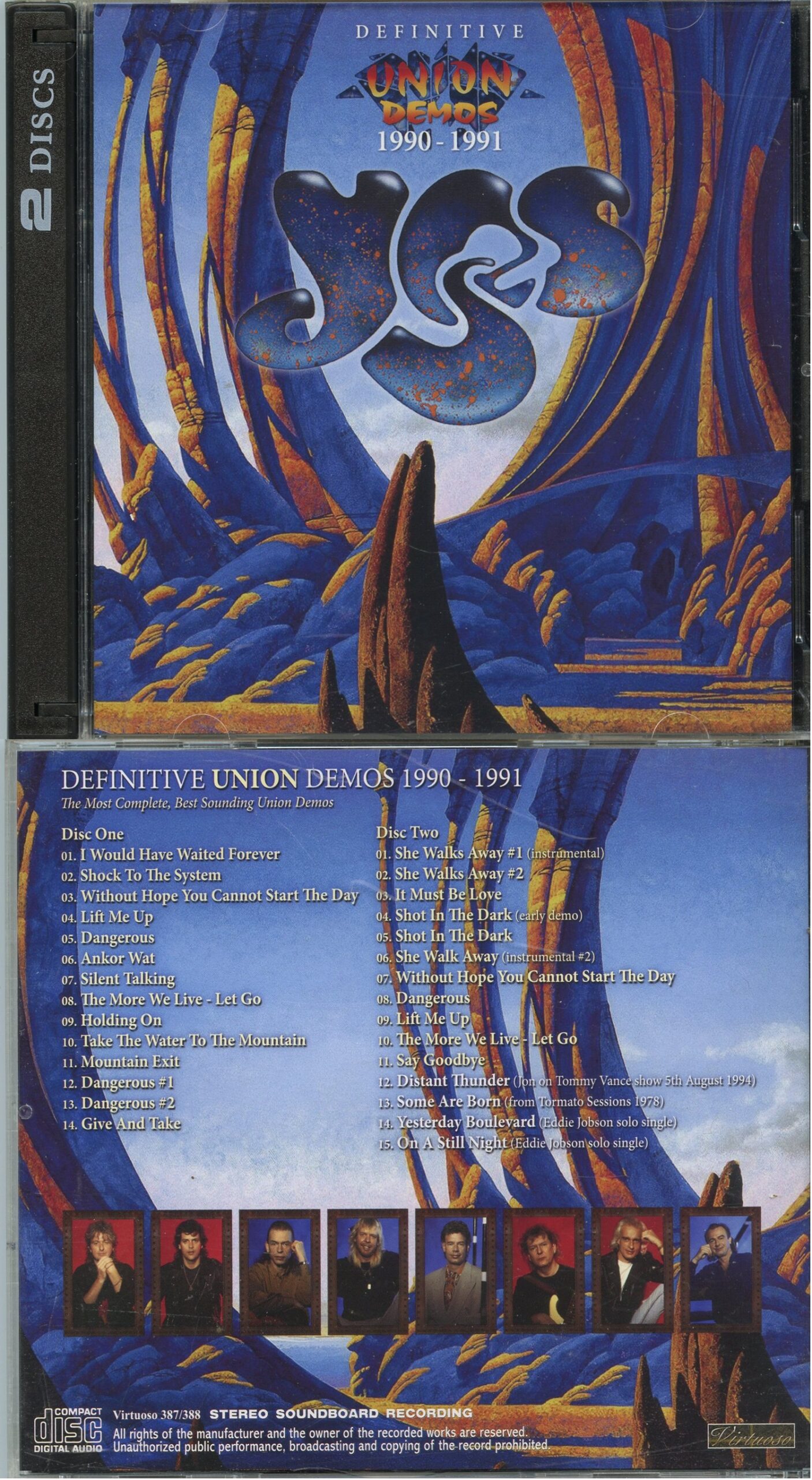 YES - Union Demos ( 2 CD ) ( Virtuoso ) ( The most complete and best sounding UNION DEMOS available )