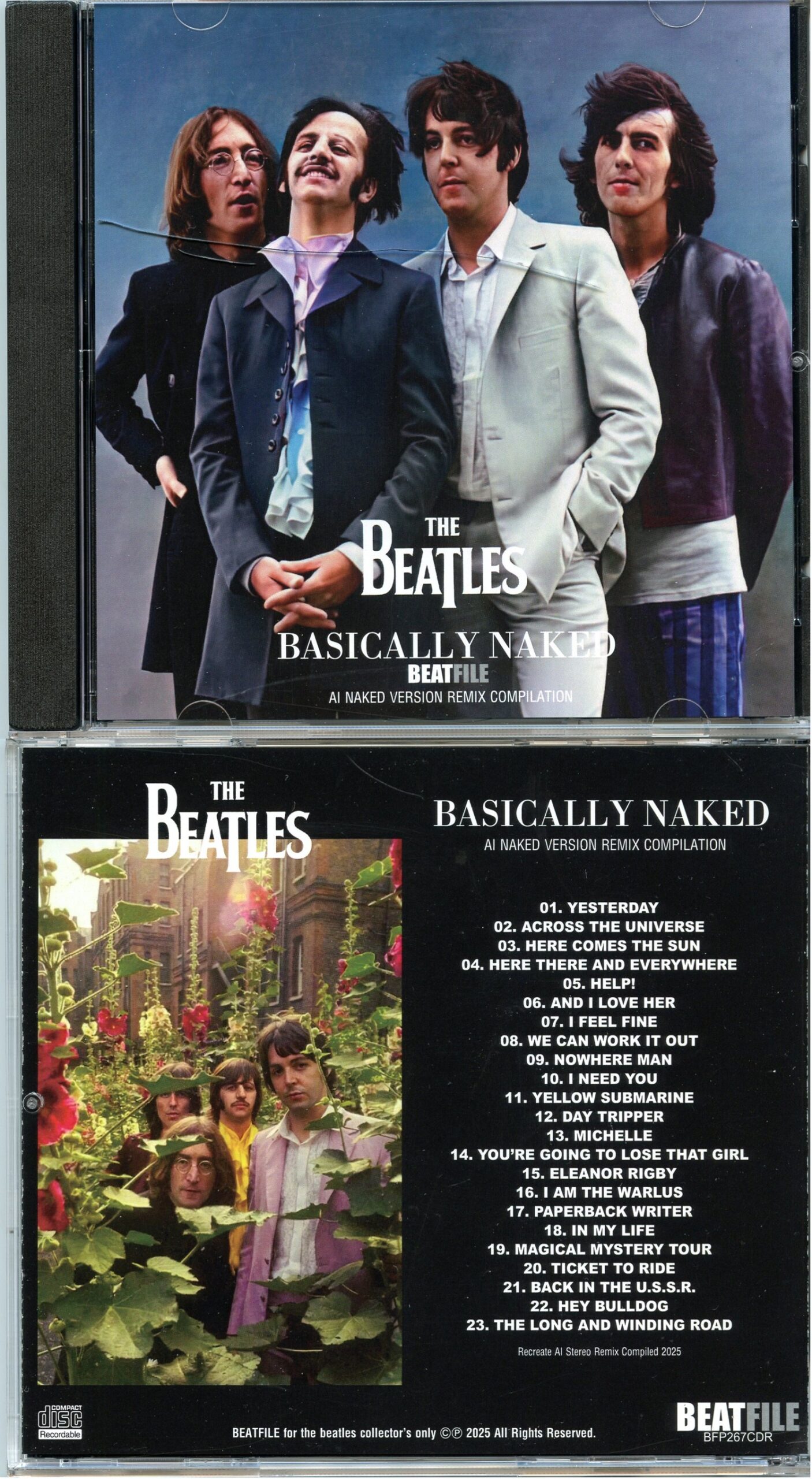 The Beatles - Basically Naked ( BEATFILE ) ( AI Naked Version Remix Compilation 2025 )